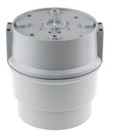 89012055 Werma BWM 890 Series Red Steady Beacon, 12 V dc, 24 V dc, Base Mount, LED Bulb, IP65