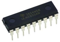 ulq2803a STMicroelectronics ULQ2803A Octal NPN Darlington Transistor, 500 mA 50 V HFE:1000 @ 350 mA @ 2 V, 18-Pin PDIP