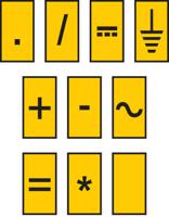 561-01004-wic1-sign-pa66-ye HellermannTyton WIC1 Snap On Cable Markers, Yellow, Pre-printed "SIGN", 2 → 2.8mm Cable, 561-01004