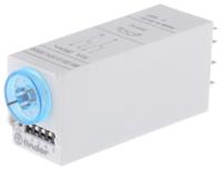 850200240000 Finder 85 Series Series Snap On Timer Relay, 24V ac/dc, 2-Contact, 0.05 → 100 s, 3 → 100 min, 5 →