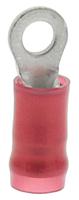 31880 TE Connectivity, PIDG Insulated Ring Terminal, M2.5 Stud Size, 0.26mm² to 1.65mm² Wire Size, Red