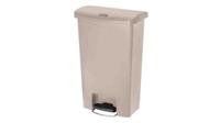 1883456 Rubbermaid Commercial Products Slim Jim 30L Beige Pedal Resin Waste Bin