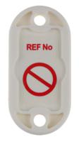 nan-nan-a Brady Red on White Safety Prohibition Tag, English Language, 1 per Pack