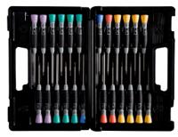 706-5 Bahco Hexagon; Phillips; Pozidriv; Slotted; Torx Precision Screwdriver Set, 24-Piece