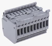 1sna115412r0000 Entrelec Distribution Block, 10 Way, 4mm², 32A, 800 V, Grey