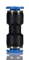 916-0886 RS PRO Straight Tube-to-Tube Adaptor, Push In 10 mm to Push In 10 mm, Tube-to-Tube Connection Style