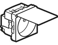 0-771-19 Legrand Mosaïc White 1 Gang Plug Socket, 16A, Type E - French, Indoor Use