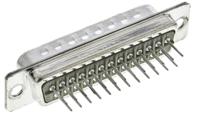 09670255654 HARTING D-Sub Standard 25 Way Through Hole D-sub Connector Plug, 2.76mm Pitch, with 3.05 mounting hole