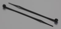 233-499 RS PRO Cable Tie, 100mm x 2.5 mm, Black Nylon, Pk-1000