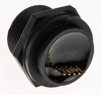 111-6760 RS PRO Straight, Panel Mount, Socket- Single Port Type Mini IP67 USB Connector