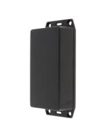 1591xxbflbk Hammond 1591 Series Black Flame Retardant ABS Enclosure, IP54, Flanged, Black Lid, 112 x 64 x 28mm