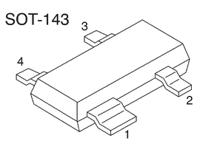 bcv61ce6327htsa1 Nexperia BCV61CE6327HTSA1 Dual NPN Transistor, 30 V, 4-Pin SOT-143
