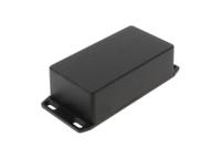 1590n1flbk Hammond 1590 Series Black Die Cast Aluminium Enclosure, IP54, Flanged, Black Lid, 121.2 x 65.5 x 39.8mm