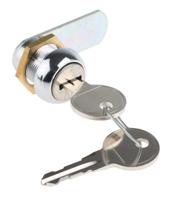 4648-03-2 Euro-Locks a Lowe & Fletcher group Company Camlock, 16mm Panel-to-Tongue, 19.1 x 16.1mm Cutout, Key Unlock