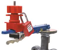 universal-ball-valve-lockout-device-sml Brady Red 1-Lock Glass-Reinforced Nylon Ball Valve Lockout, 9.00mm Shackle