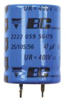 mal205956479e3 Vishay 47μF Aluminium Electrolytic Capacitor 400V dc, Snap-In - MAL205956479E3