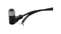 rnd-205-01221 RND Female 4 way Angled Socket M12 to Free End Cable Connector Cable, 2 m