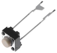 b3f-6022 Omron Plunger Tactile Switch, SPST 50 mA @ 24 V dc 1.6mm Through Hole