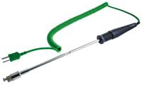 911-9885 RS PRO K Surface Temperature Probe, 210mm Length, 12mm Diameter, +1100 °C Max, With SYS Calibration