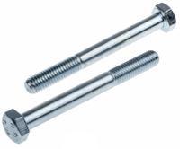 279-644 RS PRO Bright Zinc Plated Steel, Hex Bolt, M8 x 75mm