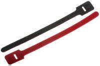 179-7167 RS PRO Cable Tie, Hook and Loop, 225mm x 25 mm, Red Nylon, Pk-10