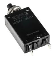 2-5700-ig2-p10-dd-000040-10a ETA Thermal Circuit Breaker - 2 5700  Single Pole 250V Voltage Rating Panel Mount, 10A Current Rating