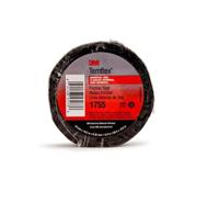 1755-34x60ft 3M Temflex 1755 Cloth Tape, 18m x 19.1mm, Black, Rubber Finish