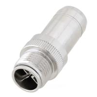 m128xm-mld L-Com Industrial Circular Connector, 8 Contacts, Panel, M12 Connector, Plug, Male, IP67, M128XM Series