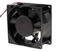 703-3442 RS PRO Axial Fan, 48 V dc, DC Operation, 168.2m³/h, 14W, 300mA Max, 80 x 80 x 38mm