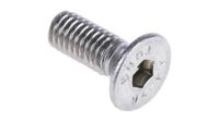 264-6465 RS PRO Plain Stainless Steel Hex Socket Countersunk Screw, ISO 10642, M6 x 16mm