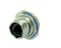 rjftv7sa1g Amphenol Socapex RJF TV Series Receptacle Ethernet Connector, Jam Nut, Cat5e Straight 1 Port 8 -Way