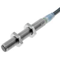 e2a-s08ls02-wp-b2-2m Omron Inductive Threaded Barrel Proximity Sensor, M8, 2 mm Detection, PNP NC, 12 → 24 V dc