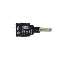 zb6eb1a Schneider Electric, Harmony, PCB White LED Pilot Light Complete, Dome, 24V
