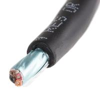 25464-bk005 Alpha Wire XTRA-GUARD 2 Control Cable, 4 Cores, 0.56 mm² 20 AWG, Screened, 30 m, Black Polyvinyl Chloride Sheath