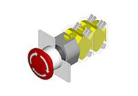 7040752 EAO Latching Push Button Head, IP65