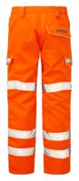 pr336r-46 PULSAR PR336 Orange Hi Vis Trouser Water Repellent 46 in 46 Leg Length 31in