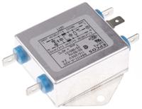 b84111a0000a020 EPCOS B84111A Series 2A 250 V ac 60Hz Flange Mount RFI Filter, with Tab Terminals, Single Phase