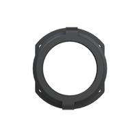bgg-70 Flange, Conduit Fitting, 70mm Nominal Size, Nylon 6, Black