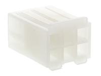 39-03-6062 Molex STANDARD 0.093 in Series Straight In-Line Housing Plug, 6 Contact(s), 6.7 mm Pitch, 2 Row