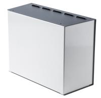 518-0910 Hammond 518 Grey Steel Instrument Case, 248 x 197 x 121mm