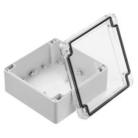 186-2283 RS PRO Grey ABS, Polycarbonate Enclosure, IP67, IK07, 134.75 x 134.75 x 60.1mm