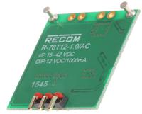r-78t12-10ac-tray Recom R78T DC-DC Converter, 12V dc/ 1A Output, 15 → 42 V dc Input, Screw Mount, Surface Mount, +85°C Max Temp
