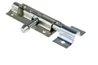 264-6406 RS PRO Steel Padlockable Zinc Door Bolt, 85mm