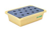 r3340604 Ecospill Ltd Polyethylene Spill Tray with Grate, 20 (Sump)L Capacity