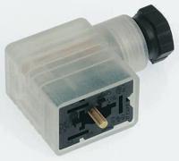 933714100-gmnl-209-nj-led-120-ye-black Hirschmann GMNL 2P+E DIN 43650 B, Female Solenoid Valve Connector with Indicator Light, 120 V ac/dc Voltage