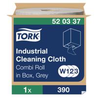 520337 Tork Tork Dry Industrial Wipes, Centrefeed of 390, 148.2 m x 320mm