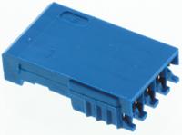 281783-4 TE Connectivity, AMPMODU HE14 Female Connector Housing, 2.54mm Pitch, 4 Way, 1 Row