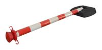 ppc500lorb Viso Red & White Plastic Barrier Post