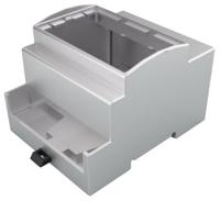 250406000bl Italtronic Vented Enclosure Type Modulbox XTS Series , 90 x 53mm, ABS, Polycarbonate DIN Rail Enclosure