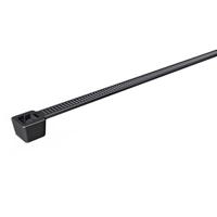 111-08290-t80i-pa66w-bk HellermannTyton Cable Tie, Inside Serrated, 300mm x 4.7 mm, Black Polyamide 6.6 (PA66), Pk-100